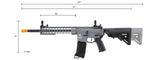 Lancer Tactical Gen 3 10" Keymod Airsoft M4 Carbine AEG Rifle (Color: Gray)