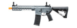 Lancer Tactical Gen 3 10" KeyMod M4 Carbine Airsoft AEG Rifle with Delta Stock (Color: Grey)