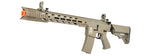 Lancer Tactical Airsoft Rifle Gun 370 - 395 FPS Hybrid Gen 2 M4 SPR "Interceptor" Airsoft AEG (TAN)