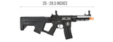 Lancer Tactical Airsoft Gun 330 - 350 FPS Enforcer NEEDLETAIL Skeleton AEG - BLACK