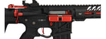 Lancer Tactical Airsoft Gun 330 - 350 FPS Enforcer NEEDLETAIL Skeleton AEG - BLACK + RED