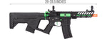 Lancer Tactical Airsoft Gun 370 - 395 FPS Enforcer NEEDLETAIL Skeleton AEG - BLACK/GREEN