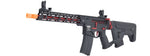 Lancer Tactical Airsoft Gun 330 - 350 FPS Enforcer BLACKBIRD Skeleton AEG - BLACK/RED