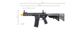 Lancer Tactical Gen 2 Hellion M-LOK 7" Airsoft M4 AEG (Color: Black & Silver)