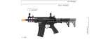 Lancer Tactical Enforcer Gen 2 Battle Hawk 4" PDW AEG Airsoft Gun (Color: Black)