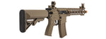 Lancer Tactical Airsoft Rifle Gun 370 - 395 FPS Enforcer Hybrid Gen 2 BATTLE HAWK AEG (TAN)