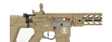 Lancer Tactical Airsoft Gun 370 - 390 FPS Enforcer BATTLE HAWK AEG w/ Alpha Stock - TAN