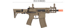 Lancer Tactical Airsoft Rifle Gun 330 - 350 FPS Enforcer Hybrid Gen 2 BATTLE HAWK 4" PDW AEG (TAN)
