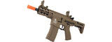 Lancer Tactical Airsoft Rifle Gun 330 - 350 FPS Enforcer Hybrid Gen 2 BATTLE HAWK 4" PDW AEG (TAN)