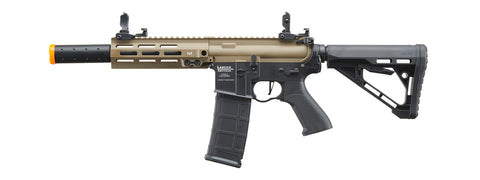 Lancer Tactical Blazer 7" M-LOK Proline Series M4 Airsoft Rifle with Delta Stock & Mock Suppressor