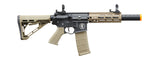 Lancer Tactical Blazer 7" M-LOK Proline Series M4 Airsoft Rifle with Delta Stock & Mock Suppressor (Color: Two-Tone)
