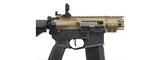 Lancer Tactical Gen 3 M-LOK 10" Airsoft M4 AEG with Delta Stock (Color: FDE Upper Receiver & Black Lower)