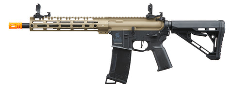 Lancer Tactical Gen 3 M-LOK 10" Airsoft M4 AEG with Delta Stock (Color: FDE Upper Receiver & Black Lower)