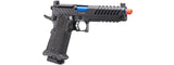 Lancer Tactical Knightshade Hi-Capa Gas Blowback Airsoft Pistol w/ Red Dot Mount (Color: Blue)