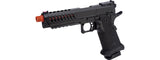 Lancer Tactical Knightshade Hi-Capa Gas Blowback Airsoft Pistol (Color: Black & Red)