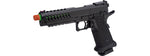 Lancer Tactical Knightshade Hi-Capa Gas Blowback Airsoft Pistol (Color: Black & Green)