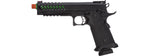 Lancer Tactical Knightshade Hi-Capa Gas Blowback Airsoft Pistol (Color: Black & Green)