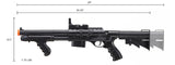 UK Arms M0681C Pump Action Shotgun w/ Scope and Light (Color: Black)