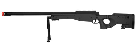 M1196B Bolt Action Airsoft Sniper Rifle W/ Folding Stock (BLACK)
