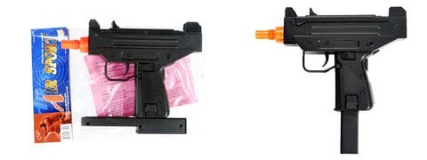 Double Eagle Airsoft M33 Mini Uzi Single Shot Spring Pistol - Black Airsoft Gun Accessories