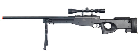 Wellfire Airsoft L96 AWP Sniper Rifle W/ Scope And Bipod