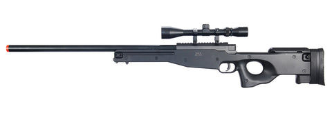 UK Arms Airsoft L96 AWP Bolt Action Rifle W/ Scope - Black