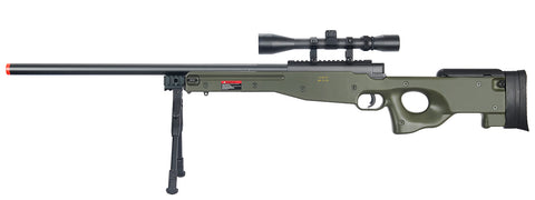 Well MB01GAB L96 AWP Bolt Action Rifle w/Bipod & Scope(COLOR: OD GREEN)