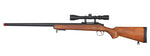 Well Mb03Wa Vsr-10 Bolt Action Rifle W/Scope (Color: Wood)