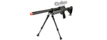Well Airsoft SR2 Bolt Action Rifle W/ Bipod - Black