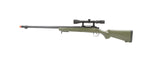 Wellfire Vsr-10 Spring Airsoft Sniper Rifle W/ Scope - Od Green