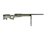 UK Arms Airsoft L96 AWP Bolt Action Rifle Fold Stock Bipod - OD Green