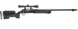 WellFire MB17BA Bolt Action Airsoft Sniper Rifle w/ Scope (Color: Black)