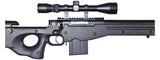 Well Airsoft Gun L96 Aws Bolt Action Rifle W/ Bipod And Scope - Black Airsoft Gun
