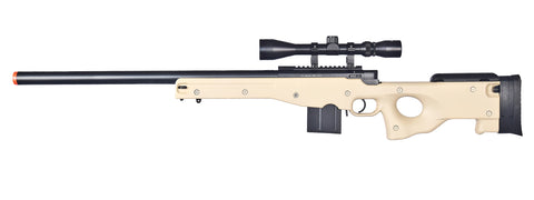 UK Arms Airsoft L96 AWP Bolt Action Rifle W/ Scope - Tan