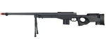 Well Airsoft Bolt Action Rifle W/ Fluted Barrel And Bipod - Black