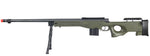 Uk Arms Airsoft L96 Bolt Action Fluted Rifle W/ Bipod - Od Green