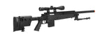 Well MB4406D Sniper Rifle W/ Folding Stock Bipod & Scope - Black