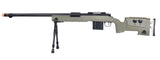 WellFire MB4417 M40A3 Bolt Action Airsoft Sniper Rifle w/ Bipod (OD GREEN)