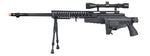 WellFire MB4418-1 Bolt Action Airsoft Sniper Rifle w/ Scope & Bipod (BLACK)