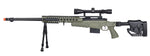 WellFire MB4418-2 Bolt Action Airsoft Sniper Rifle w/ Scope & Bipod (OD GREEN)