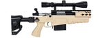 WellFire MB4418-2 Bolt Action Airsoft Sniper Rifle w/ Scope & Bipod (TAN)