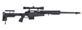 WellFire MB4418-3 Bolt Action Airsoft Sniper Rifle w/ Scope (BLACK)