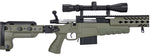 Wellfire Mb4418-3 Bolt Action Airsoft Sniper Rifle W/ Scope (Od Green)