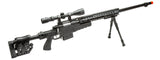 WellFire MB4419-2BAB Bolt Action Airsoft Sniper Rifle (Color: Black)