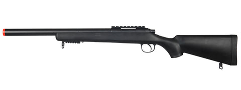 Well Airsoft Gas Powered Bolt Action Sniper Rifle - Black
