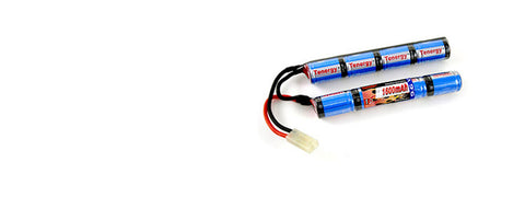 Tenergy NiMH 9.6V 1600mAh Nunchuck Rechargeable Battery Pack