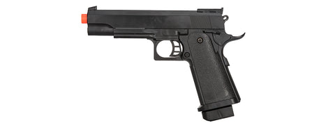 P2001Bag Spring Powered 1911 Polymer Pistol In Poly Bag (Black)