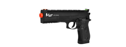 Wg M87 Archer Full Metal Co2 Gas Blowback Airsoft Pistol - Black