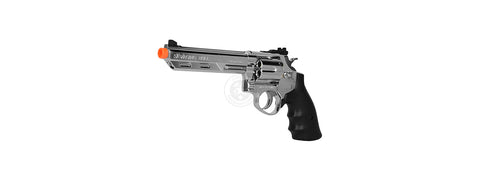 Hfc Savaging Bull Magnum Revolver Gas Airsoft Pistol - Silver