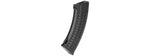 Sg-18B-B 110Rd Waffled Mid Capacity Ak47 Airsoft Aeg Magazine (Black)